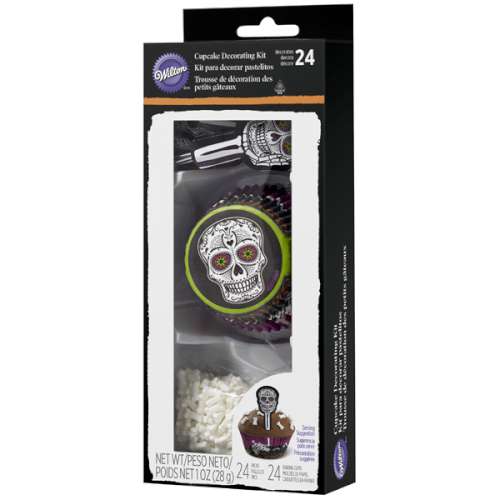 Day of The Dead Cupcake Decorating Kit - Click Image to Close